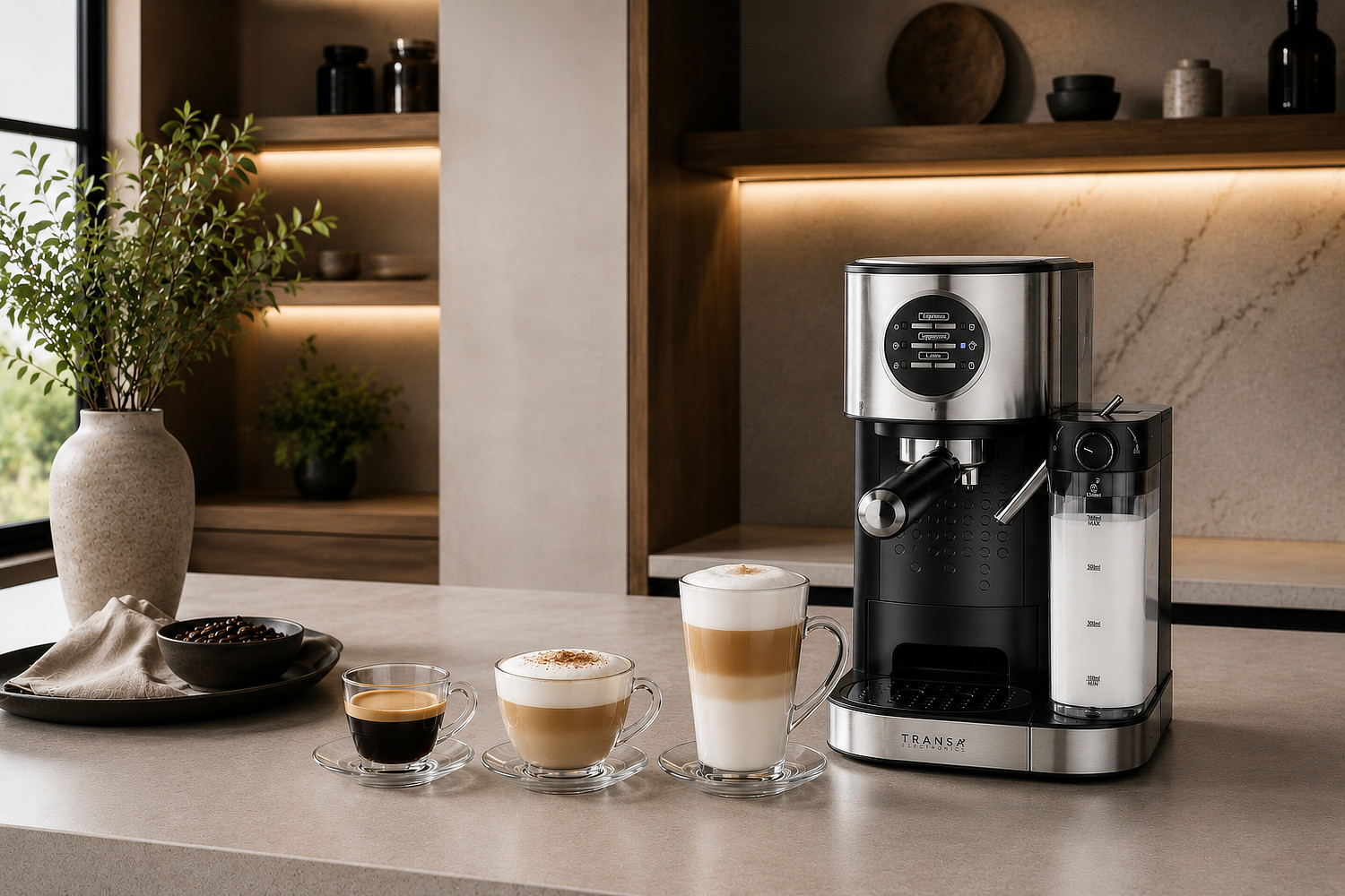 Ekspres ciśnieniowy Baristoline 20 bar Transa Electronics